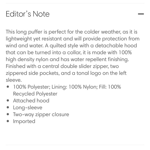 Like New Save the Duck Knee Length "Lightweight" Packable Puffer w Hood - Picture 8 of 8